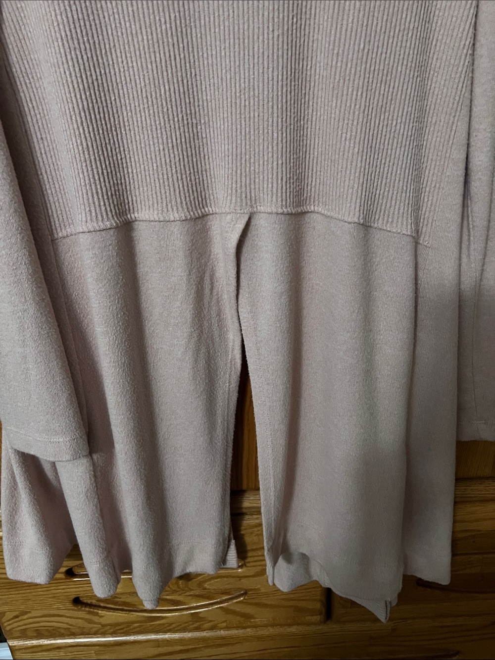 COA Anthropologie blush pink long sweater mid length size small - Picture 4 of 6